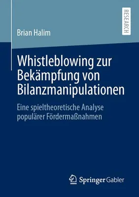 Produktbild von Whistleblowing zur Bekämpfung von Bilanzmanipulationen