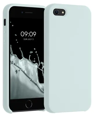 Produktbild von kwmobile Handyhülle für Apple iPhone SE (1. Gen. 2016) / iPhone 5 / 5S Hülle - Case Silikon - Kabelloses Laden - Schutzhülle Cover in Cool Mint