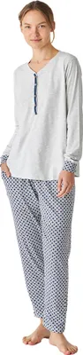 Immagine prodotto di J&J Brothers JJBEP1600 Pigiama donna in cotone a maniche lunghe