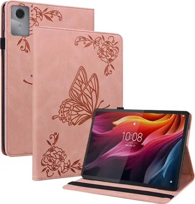 Produktbild von Lenovo Idea Tab 11 Hülle - Coverup Schmetterlinge Klapphülle - Rosa