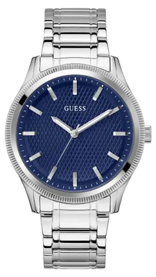 Produktbild von Guess Herren Uhr Armbanduhr DEX GW0626G1 Edelstahl silber