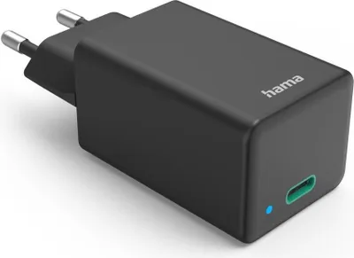 Produktbild von Schnellladegerät, GaN, USB-C, Mini-Ladegerät, PD, 45 W, Schwarz (00201648)