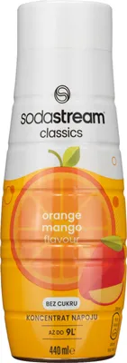 Obrázok produktu pre SodaStream Orange Mango Zero Sugar Syrup 440 ML