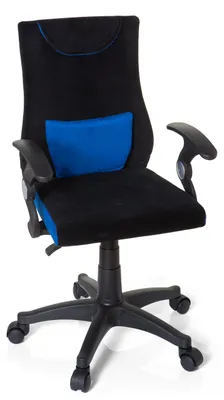 Produktbild von hjh OFFICE Kinderdrehstuhl KIDDY PRO AL Schreibtischstuhl für Kinder höhenverstellbar mit Armlehnen Stoff