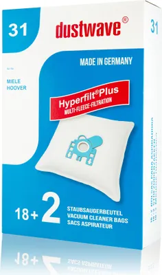 A product box for vacuum cleaner bags.