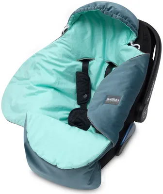 Obrázek produktu pro Bellochi Universal Baby Cover pro dětská sedadla a dětské křídlo AutoSitz Rohové rohové rohy bavlny a např - mint sage