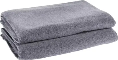 Produktbild von Zoeppritz Plaid Soft-Fleece Farbe medium grey Größe 160x200