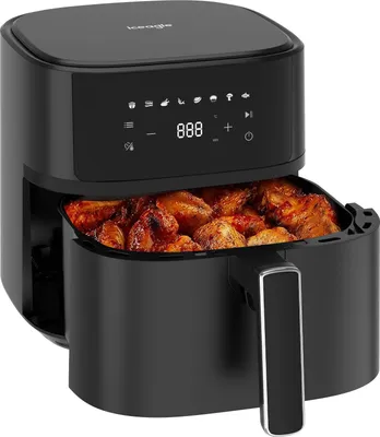 Produktbild von Heißluftfritteuse AF625A heißluftfritteuse 6,5L, Kompaktfriteuse ohne Öl, airfryer xl mit digitales Display, 8 Kochprogramme 80 - 200 °C