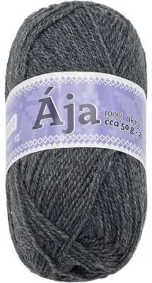 Immagine prodotto di Filato ÁJA - 50 g, 217 m - Grigio