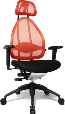 Produktbild von Topstar Bürostuhl Open Art® 2010, OPA0T B940 orange, schwarz, schwarz Stoff