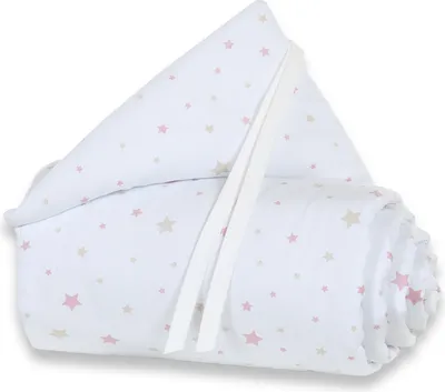 Produktbild von Babybay Nestchen Piqué passend für Modell Original weiß Sternemix sand/beere
