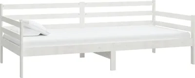 Produktbild von vidaXL Tagesbett Weiß Massivholz Kiefer 90x200 cm