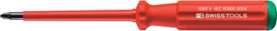 Image de PB Swiss Tools Tournevis Pozidriv SwissGrip, entièrement isolé, taille de empreinte cruciforme 2