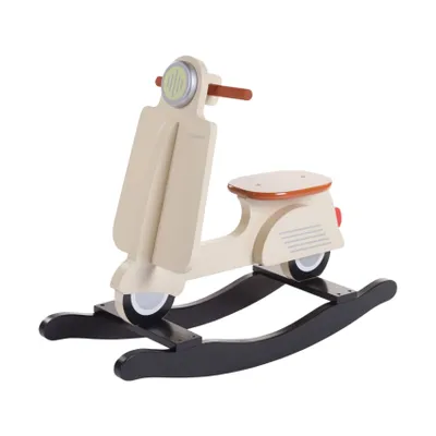 Produktbild von CHILDHOME Schaukelroller Scooter Beige und Schwarz CWRSCR