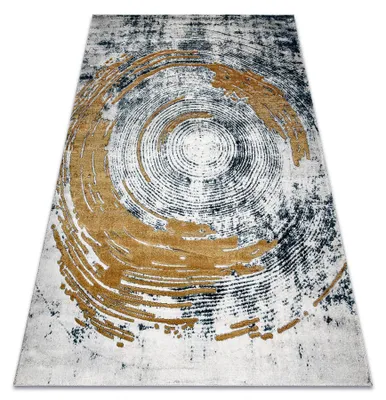 Imagen del producto de Alfombra EMERALD exclusivo 1024 glamour, elegante abstracción / oro azul 200x290 cm