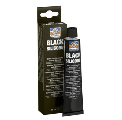 Zdjęcie produktu dla Uszczelniacz Silikonowy 80Ml Czarny Od -54°C Do 260°C / Permatex