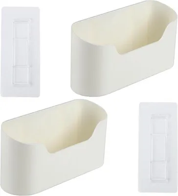 Produktbild von Zwei Küchen Schubladen Organizer, selbstklebende Küchen Schubladen, Aufbewahrungsbox, Wandmontage, Küchen Schubladen, Tür, Kühlschrank, Bad, Aufbewahrungsbox, Organizer, Taschen