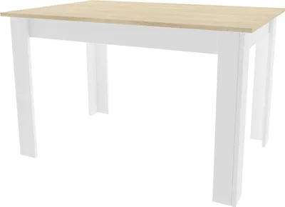 Produktbild von NP Tisch 120x80 Sonoma Eiche + Weiß