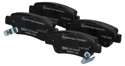 Produktbild von VALEO Bremsbeläge Satz Hinten für HONDA CR-V III (RE) 301039A