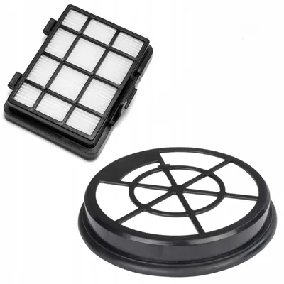 Produktbild von Filterset für Bosch Serie 2 Staubsauger - 2 Teile - HEPA- und Motorschutzfilter - 17001740, 12025213