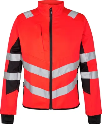 Produktbild von F. Engel Safety Arbeitsjacke, Rot/Schwarz, Gr. XL