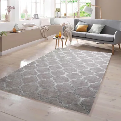 Immagine prodotto di Tappeto da salotto vintage con motivo marocchino in grigio - Dimensioni: 200 x 290 cm