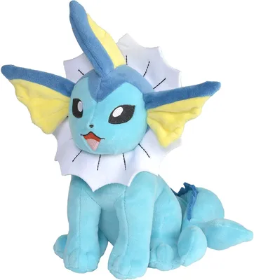 Produktbild von Pokemon Plüschfigur Eevolutions (20cm) Evoli Blitza Aquana Flamara Kuscheltier Stofftier-Aquana