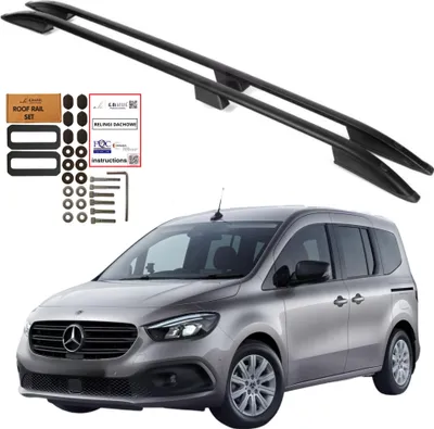 Immagine prodotto di Barre portatutto MERCEDES-BENZ CITAN W420 L2 LANG 2021- NERO Alluminio