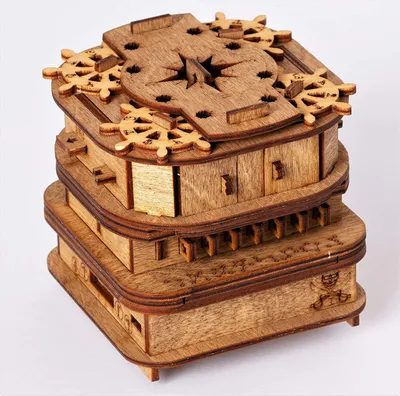 Produktbild von iDventure Spiel, Puzzlebox Cluebox  Davy Jones' Locker interaktive Box mit Rätse