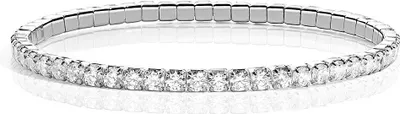 Produktbild von Armbanden   Elastisch Amen Silber   Kollektion Tennis - frau