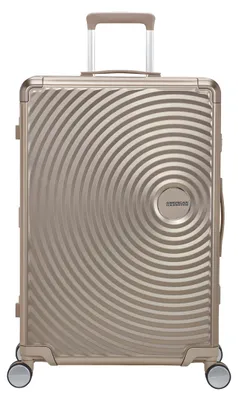 Produktbild von American Tourister Soundbox Alu Spinner 75 / 28 TSA Trolley Bronze taupe 77cm