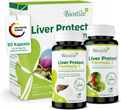 Produktbild von Biostile Liver Protect Complet – Mit Mariendistel, Cholin und Schisandra für effektive Leberentgiftung