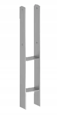 Obrázok produktu pre Základná konzola stĺpa typ H oceľ 80x600mm