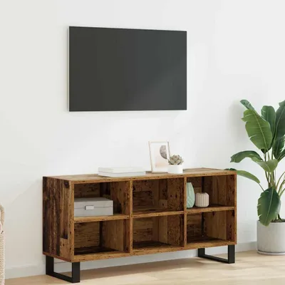 Obrázek produktu pro Maison Exclusive – Televizní skříňky, rozměry 103,5 x 30 x 50 cm, materiál: recyklované dřevo a dřevovláknité desky