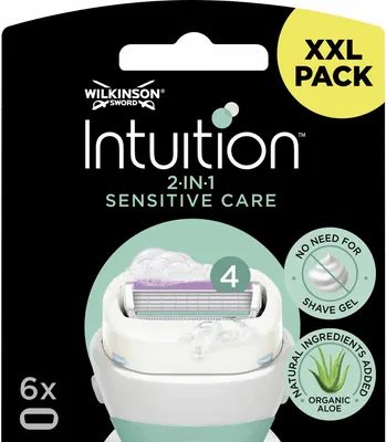 Produktbild von Wymienne głowice Wilkinson Intuition Sensitive Care 6 szt