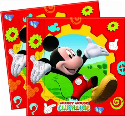 Produktbild von Servietten Mickey Club 20Stk./33cm
