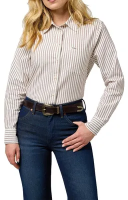Zdjęcie produktu dla WRANGLER - Damski pasek - 100% skóra - Pasek w stylu western - Brązowy