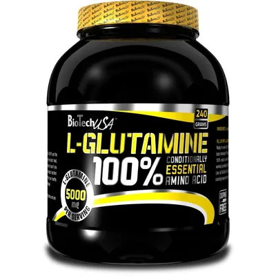 Produktbild von Biotech USA 100% L-Glutamine 240g