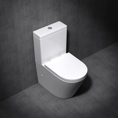Produktbild von Mai & Mai Stand-WC Toilette Aachen179T Stand-Toilette aus Keramik spülrandloses WC bodenstehende Toilette