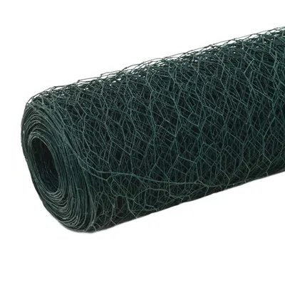 Produktbild von vidaXL Drahtzaun Stahl mit PVC-Beschichtung 25x1,2 m Grün