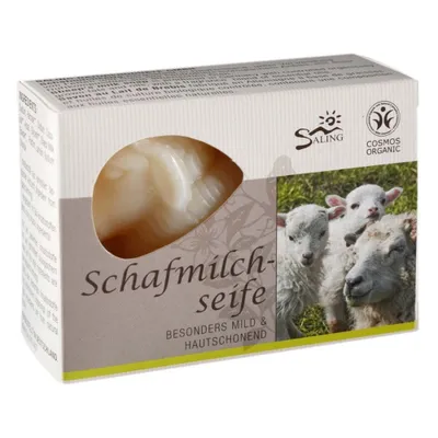 Immagine prodotto di Sapone al latte di pecora - Scatola bianca di pecora 85g