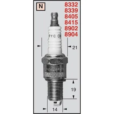 Produktbild von CHAMPION Zündkerze RN12YC/OE042