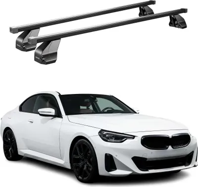 Produktbild von Menabo Dachträger Grundtäger für BMW 8er G16 Gran Coupé 2019-25 Schwarz Stahl 2x