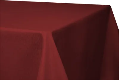 Produktbild von Tischdecke fleckenabweisend Leinenoptik Bordeaux 110x160 cm eckig bügelfrei beschichtet Lotuseffekt