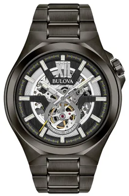 Produktbild von Bulova Herren Armbanduhr Maquina 98A179 Automatik