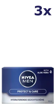 Produktbild von 3x Nivea men protect gezichtscreme protect and care 50ML