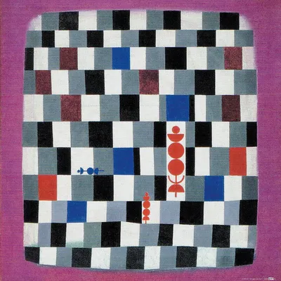 Zdjęcie produktu dla Obraz drukowany Paul Klee - Überschach, 1937 (40 x 40 cm)
