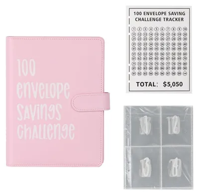 Productafbeelding van Budget Planner met 100 Enveloppen voor Spaardoelen
