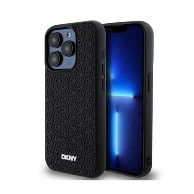 Obrázek produktu pro Dkny 3D gumové pouzdro s opakujícím se vzorem pro Iphone 15 Pro - černé
