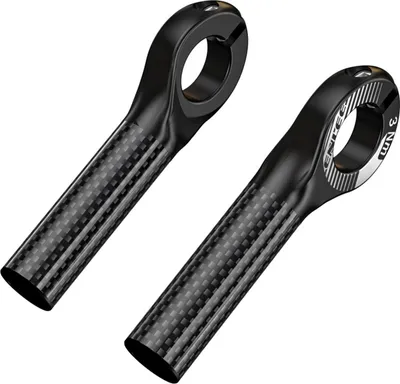 Image de Poignées de guidon en fibre de carbone pour vélos Poignée de guidon pour VTT Poignée de guidon pour vélos